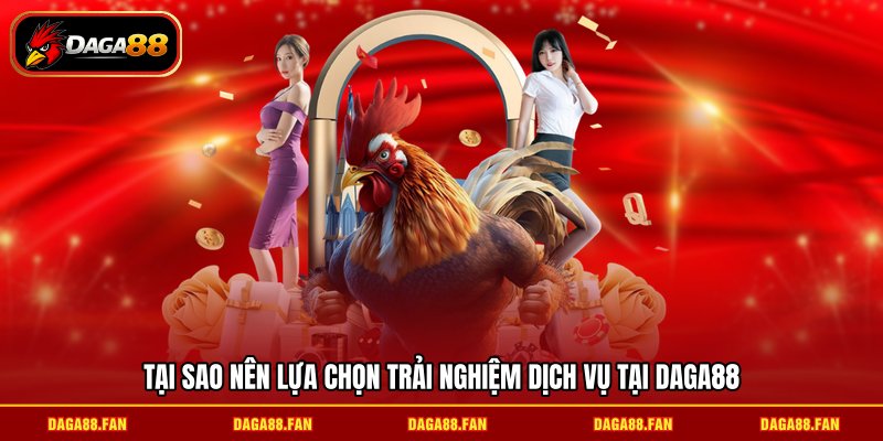 Tại sao nên lựa chọn trải nghiệm dịch vụ tại DAGA88